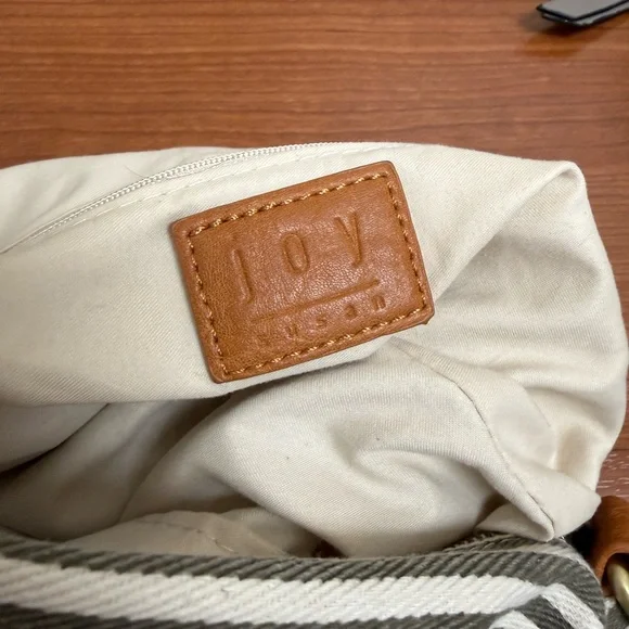 Joy Susan Brown Adjustable Strap Shoulder Purse Bag EUC - Picture 6 of 7